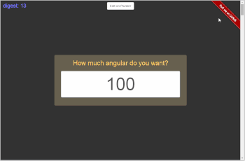 How much angular do you want?